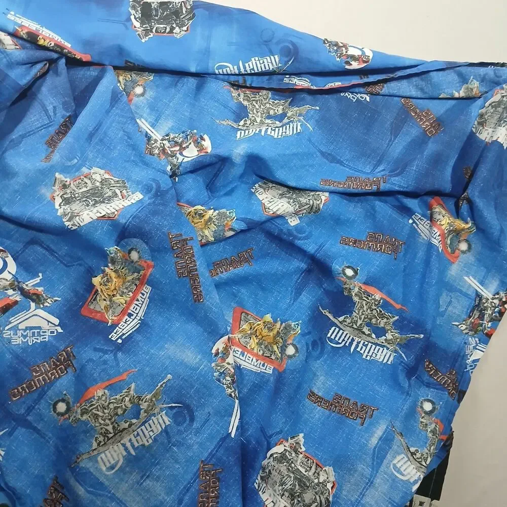 Vintage Transformers Bed Sheet  Size Twin Optimus Prime Bumblebee 2007 Movie